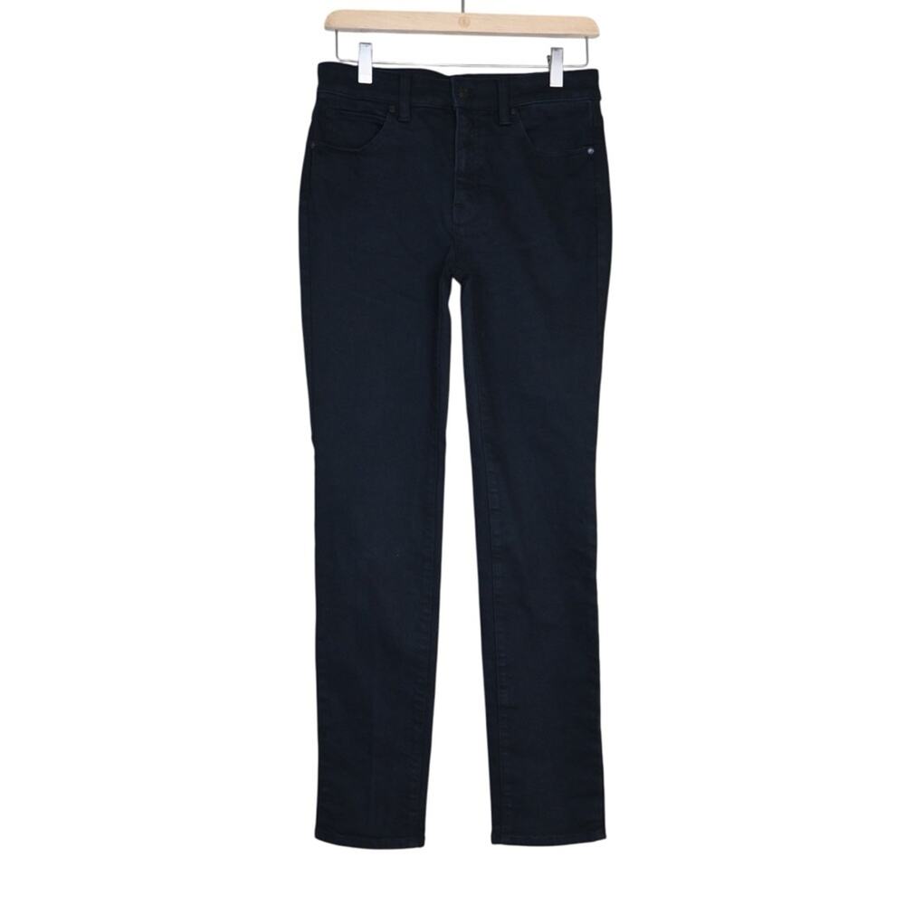 Talbots Flawless Women's 2 Black High Waist Straight Leg Jean